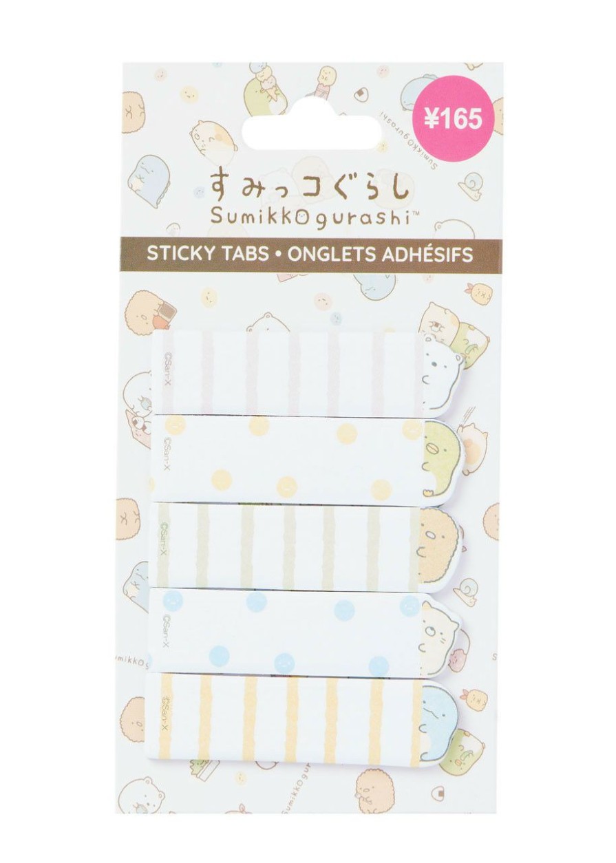 Stationery Sumikko Gurashi  | Sumikkogurashi Basic Sticky Tabs - 5 Designs / 20 Sheets Each